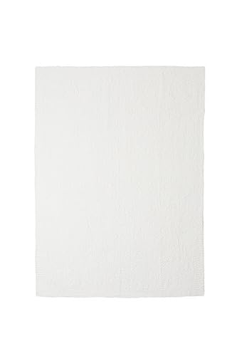 Barefoot Dreams® CozyChic® Throw, Pearl, 54"x72" - color: Pearl