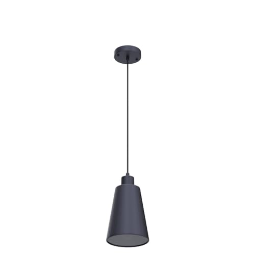 Modern Black Pendant Light Fixture 5.94'' (3-Pack) Mini 1-Light Pendant Lighting 3-Pack for Kitchen Island Industrial Hanging Pendant Light Cup Shade for Christmas Gift,Dining Room,Bar,E26,MAX60W - color: Mini Black 3-PACK