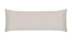 Sweet Jojo Designs Boho Botanical Leaf Body Pillow Case Cover (Pillow Not Included) - Gender Neutral Ivory Cream Beige Tan Off White Taupe Linen Woodland Farmhouse Floral Leaves Bohemian Garden - color: Linen Leaf