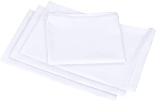 Utopia Bedding 80 Pack Waterproof Pillow Protectors with Zipper Standard Size (White), Bed Bug and Dust Mite Proof Pillow case Covers, Moisture Wicking Pillow Encasements 20 x 26 Inches - size: Standard (Pack of 80)