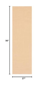 Martha Stewart x SAFAVIEH Area Rug Collection - 2'3" x 8' Runner, Natural Brown, Sisal & Jute, Farmhouse Style, Ideal for Living Room, Bedroom, Foyer, Hallway (MSR9501A) - color: Natural, size: 2'3" x 8' (Runner)