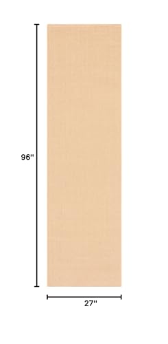 Martha Stewart x SAFAVIEH Area Rug Collection - 2'3" x 8' Runner, Natural Brown, Sisal & Jute, Farmhouse Style, Ideal for Living Room, Bedroom, Foyer, Hallway (MSR9501A) - color: Natural, size: 2'3" x 8' (Runner)