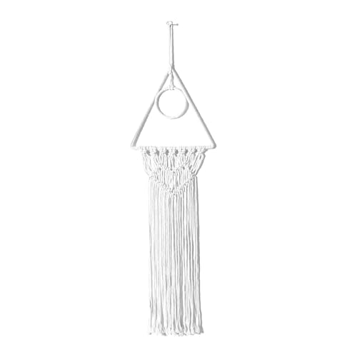 Thereisno Unique Handmade Cotton Woven Wall Hangings Wall Decorations for Bohemian Style Home Living Space Well Workmanship Tapestry