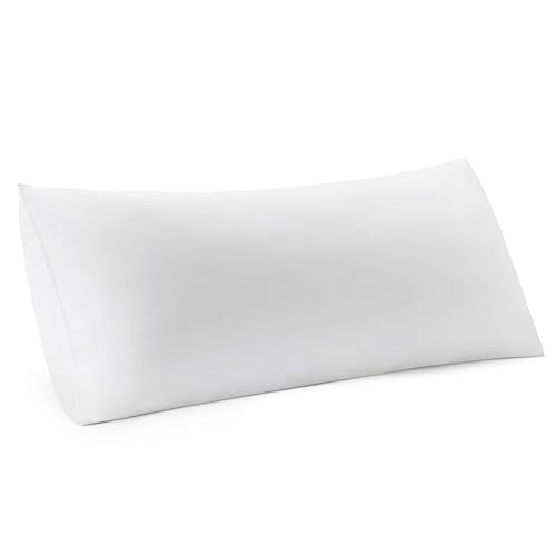 MIULEE 14x36 Inch Premium Lumbar Throw Pillow for Bed Sofa Couch Virgin Microfiber with 100% Cotton Cover Decorative Throw Pillow Insert Stuffer Form - size: 14x36 Inch (Pack of 1)