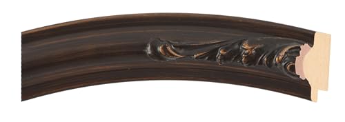 OVALCREST Oval Beveled Wall Mirror for Home Decor - Florence Style - Rubbed Bronze - 24" x 20" - color: Rubbed Bronze, size: 24"L x 20"W