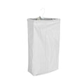 Household Essentials Door Hanging Laundry Bag, Washable Canvas Bag with Loop Handle, Holds Two Loads of Laundry, Great for Dorms and Small Spaces, Grey - color: Grey