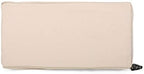 Foamma Pouf Ottoman Natural+Black, 42"x24"x19" - Rectangular Ottoman Foot Rest for Living Room and Bedroom, Pouf Footstool, Foot Rest for Couch, Boho Furniture for Home
