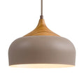 ELYONA 12 Inch Japandi Pendant Light, Farmhouse Pendant Light Fixture with Faux Pine Wood Grain Metal Shade, Adjustable Hanging Light for Kitchen Island Dining Room Bedroom Sloped Ceiling, Dark Brown - color: Dark Brown