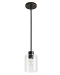Brown and Gold Pendant Lights Kitchen Island - Clear Glass Pendant Light Fixture Multiple Stems Rods 3 Units 12 Inch 3 Units 4 Inch (1 Pack Brown and Gold Downrod) - color: Brown and Gold 1PK