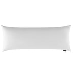 basic home Hotel-Style Goose Feather Body Pillow Insert for Sofa & Bed - 100% Odorless & Plump Cushion Filler - 233TC Cotton with Inner Liner to Prevent Poking (14x36 Inch) - size: 14x36