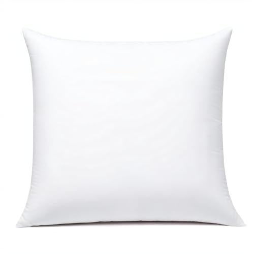 JIEITIVE Throw Pillow Inserts Hypoallergenic Premium Pillow Stuffer Square Form for Decorative Pillow Covers Cushion Set of 1-12 x 12 Inches - size: 12 x 12 Inches