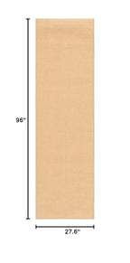 Martha Stewart x SAFAVIEH Area Rug Collection - 2'3" x 8' Runner, Natural & Green, Sisal & Jute, Farmhouse Style, Ideal for Living Room, Bedroom, Foyer, Hallway (MSR9501E) - color: Natural/Green, size: 2'3" x 8' (Runner)