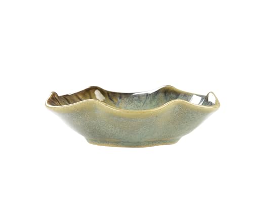 JAMEND CLXP 2PCS Ring Holder Dish, Small Key Bowl, Ceramic Trinket Tray Jewelry Dish Organizing Necklace Earrings for Mom Friend Sister, All Jewelries Are NOT Included. Crystal Green. - color: Crystal Green -2PCS