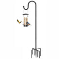 ANIDEER 72" Shepherds Hooks for Outdoor, Heavy Duty Garden Bird Feeder Pole for Hanging Bird Feeder, Plant Baskets, Solar Light Lanterns, Outdoor Plant Hanger Hook with 7 Base Prongs,1 Pack - size: 72 Inch, style: 1 Pack
