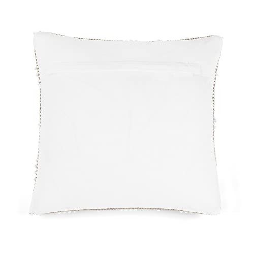 Lush Decor Adelyn Decorative Throw Pillow Cover, 20" W x 20" L, Neutral - Square Pillow - Neutral Diamond Pillow - Textured Pillows - Hygge Decor - Farmhouse Throw Pillows For Bed, Couch, Or Chair - color: Neutral