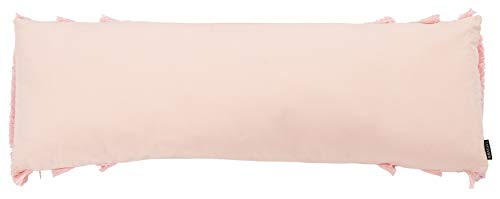 Safavieh Home Collection Grema Boho 12 x 36-inch Pink Fringe Decorative Accent Pillow PLS7142B-1236 - color: Pink, size: 12"x36"