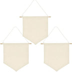 3pcs Cotton Canvas Wall-Mounted Brooch,Wall Hanging Jewelry Display Storage Set for Pin and Brooch Collections (D) - color: D