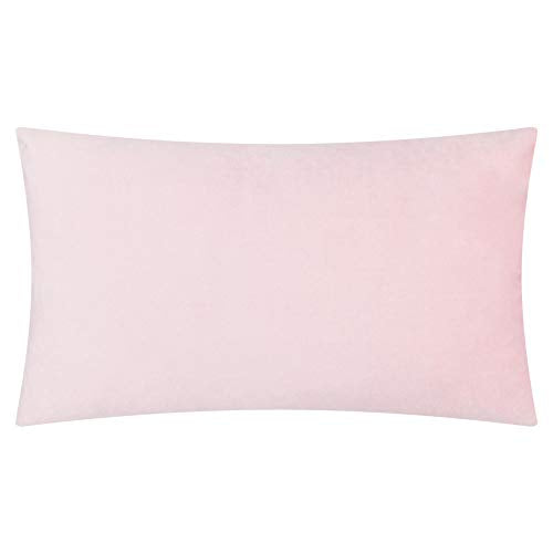 KINGROSE 3D Flower Throw Pillow Case Decorative Pillow Case Handmade Cushion Cover for Sofa Couch Bedroom Home Decor 12 X 20 Inches Velvet Pink - color: Pink - Velvet