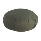 Hugger Mugger Zafu Meditation Cushion - Support in Cross-Legged Sitting, Buckwheat Filled, Durable Fabric, Convenient Handle, Handmade in USA - color: Olive