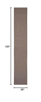 Nourison Home Positano Natural 2'2" x 10' Area Rug - Easy Clean, Non Shedding, Bed Room, Living Room, Dining Room, Kitchen (10' Runner) - color: Natural, size: 2'2" x 10' (Runner)
