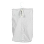 Household Essentials Door Hanging Laundry Bag, Washable Canvas Bag with Loop Handle, Holds Two Loads of Laundry, Great for Dorms and Small Spaces, Grey - color: Grey