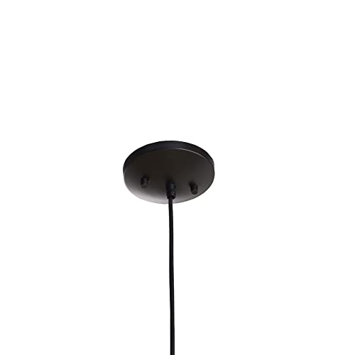 INK+IVY Astrid Farmhouse Iron Rattan Pendant Light Fixtures for Kitchen Island, Bowl Shaped Bamboo Shade Hanging Ceiling Light, Dining, Foyer, Bath, Bedroom Cottage Mid-Century Home Decor - Natural