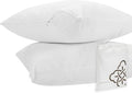 Bioweaves 100% Organic Cotton Breathable Pillow Protectors GOTS Certified with Zipped Closure – Youth - 16” x 22”, 2-Pack - size: Youth - 16"x22" - 2 pack