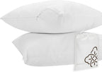 Bioweaves 100% Organic Cotton Breathable Pillow Protectors GOTS Certified with Zipped Closure – Youth - 16” x 22”, 2-Pack - size: Youth - 16"x22" - 2 pack