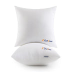 MIULEE Pack of 2 18x18 Outdoor Waterproof Throw Pillow Inserts, Decorative Water-Resistant Pillow Cushion for Patio Garden - size: 18x18 Inch (Pack of 2)