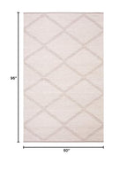 SAFAVIEH Montauk Collection Area Rug - 5' x 8', Grey, Handmade Cotton, Ideal for High Traffic Areas in Living Room, Bedroom (MTK821A) - color: Grey, size: 5' x 8' (Rectangular)