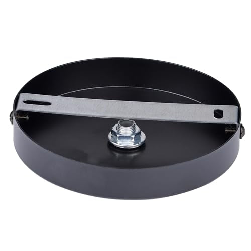 Arturesthome 4.7" Black Ceiling Canopy Light Kit Rewind Single Hole with Hardware,Ceiling Plate for Pendant Lighting or Chandelier,Easier to Install Than Standard Canopies - color: Black, size: 4.7 Inch