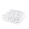 Velvet Plush Jacquard Tile Throw Blanket for Couch - Buttery Soft, Cozy Throw, for Women (Bright White, 50" x 60") - color: Bright White