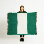 Pure Country Weavers Nigeria Flag Blanket - Gift Tapestry Throw Woven from Cotton - Made in The USA (69x48) - color: Nigeria Flag