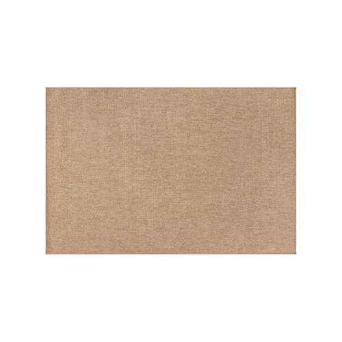 Washable Easy Jute Rug 2x3, Indoor Outdoor Doormat Natural Color Farmhouse Area Rugs for Living Room, Kitchen Rug High Traffic Area, Easy Clean Solid Boho Woven Design Outside Carpet (2 X 3 Natural) - color: Natural, size: 2' x 3' (Rectangular)