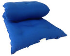 Twin Size Traditional Japanese Floor Futon Mattresses, Tatami Foldable Cushion Mats, Yoga, Meditaion 80 x 39 x 3 (Royal) - color: Royal