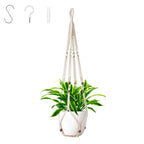 43 Inch Macrame Plant Hanger Large,Heavy Duty Indoor Hanging Plant Holder for Plants Pots Hangers for Live Plants,Outdoor Garden Home and Boho Wall Home Ceiling Decor,2 Set(Planter Pot Not Included)