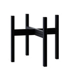 FaithLand Mid Century Plant Stand Indoor Outdoor (EXCLUDING 12" Plant Pot) , Hold Up to 12 Inch Planter, Metal Planter Stand, Potted Plant Holder, Black - Fits Snake Plant - Upgraded Design. - size: 12 inch