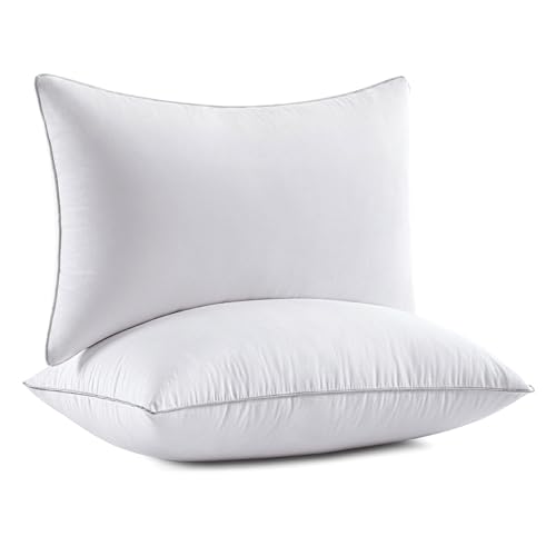 MIULEE 12 x 20 Pillow Inserts (Set of 2) -Decorative Throw Pillows with 100% Cotton Covers Rectangle for Sofa Couch - size: 12x20 Inch
