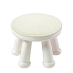 uxcell Round Stool Cushion, 10 x 10 Inch Round Seat Pads with Elastic Straps, Anti-Slip Soft Round Pad Chair Seat Cushions for Dining Chairs Kitchen Bar High Stool, White - color: White, size: 10 x 10 Inch