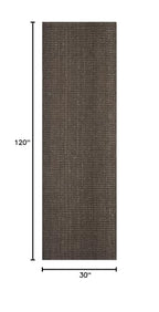 SAFAVIEH Natural Fiber Collection Runner Rug - 2'6" x 10', Brown, Handmade Jute, Farmhouse Style, Chunky Textured Thick Pile (NF447D) - color: Brown, size: 2'6" x 10' (Runner)