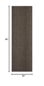 SAFAVIEH Natural Fiber Collection Runner Rug - 2'6" x 8', Brown, Handmade Jute, Farmhouse Style, Chunky Textured Thick Pile (NF447D) - color: Brown, size: 2'6" x 8' (Runner)