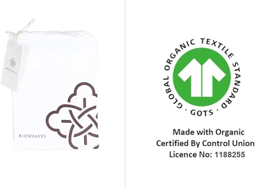 Bioweaves 100% Organic Cotton Breathable Pillow Protectors GOTS Certified with Zipped Closure – Youth - 16” x 22”, 2-Pack - size: Youth - 16"x22" - 2 pack