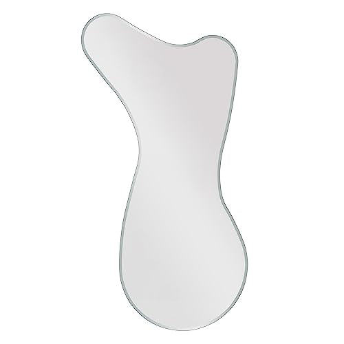 BST FURNH Design Unique Whales Shape Mirrors 47X23 Inch Full Length Wall Mounted MirrorTall Mirror Body Floor Dressing Frameless for Bedroom Bathroom Irregular - color: Whales