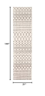 Livabliss Elsie Global Bohemian Runner Area Rug,2'7" x 12',Khaki/Gray - color: Khaki / Gray, size: 2'7" x 12' (Runner)