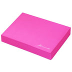 ProsourceFit Exercise Balance Pad, Non-Slip Cushioned Foam Mat & Knee Pad for Fitness and Stability Training, Yoga, Physical Therapy - color: Pink, size: L - (15.5" x 12.75")
