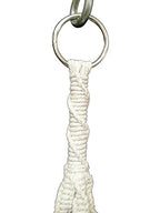 4 Legs Cotton Rope Macrame Plant Hanger Hanging Planter Holders Cream Color, 48-inches for 10-12" Pot (Cream) - color: Cream