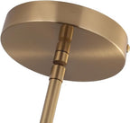Brass Pendant Lights Kitchen Island - Gold Clear Glass Pendant Light Fixture Multiple Stems Rods 3 Units 12 Inch 3 Units 4 Inch (3 Pack Brass) - color: Brass rod 3PK