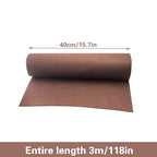 SnowTing 2 Roll Felt Liner Roll, 15.7 x 118 Inch Cuttable Non Woven Fabric Coconut Basket Liner, Brown Flower Pot Mat Roll for Hanging Planter, Window Box, Raised Garden Bed, Animal Pet Pad