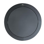 WAMIRRO Gold Round Wood Wall Mount Mirror, 24 Inch Hand Carved Solid Wood Frame Circle Mirror, Farmhouse Boho Decor for Living Room, Bathroom, Bedroom, Hallway & Entryway - size: 24"L x 24"W