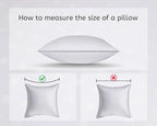 TTusavi 12"x20"Pillow Inserts Set of 2 with 100% Cotton Cover Decorative Square Throw 12x20 Pillows for Couch, Sofa and Bed - White(2, 12x20) - size: 12x20